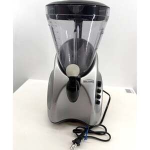 Smoothie Plus 600 Blender Drink Dispenser Back to Basics 56 Oz Silver Black